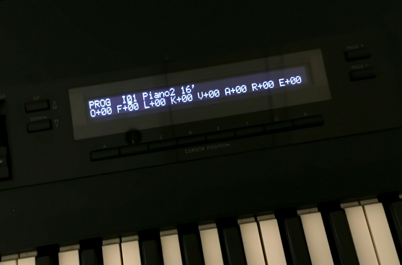 Korg M1 M1R M1REX (Super Enhanced Black) LUX PMVA LED Display !
