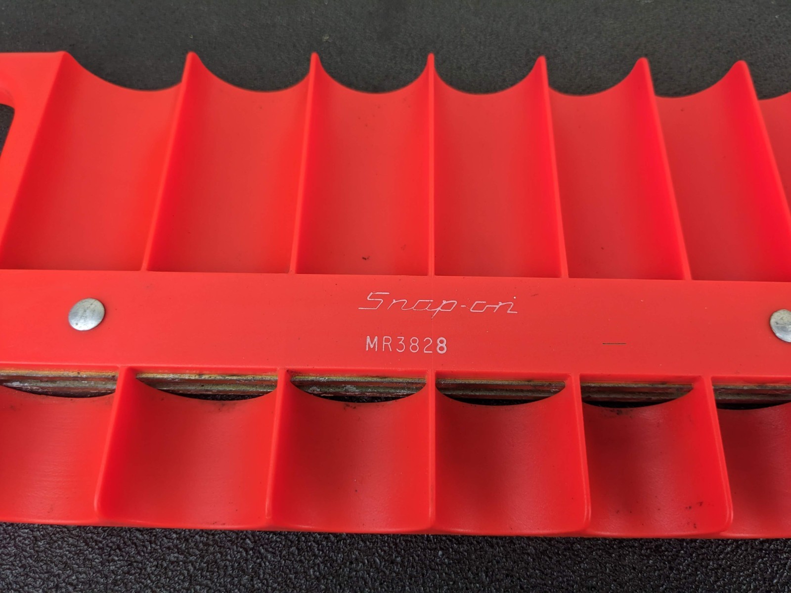 #bo725 Snap On Tools MR3828 Magnetic 3/8" Drive Socket Organizer