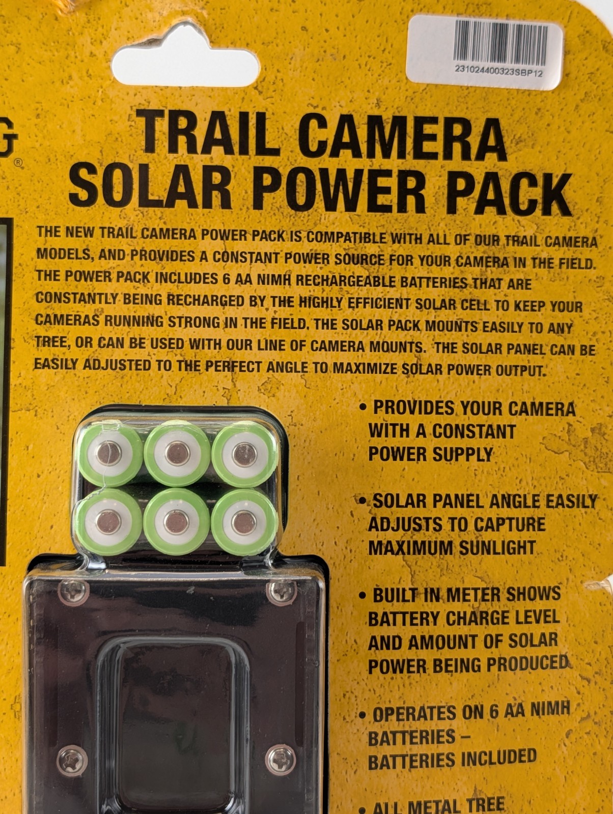 Browning Trail Camera Solar Power Pack Camo New BTC-SBP12