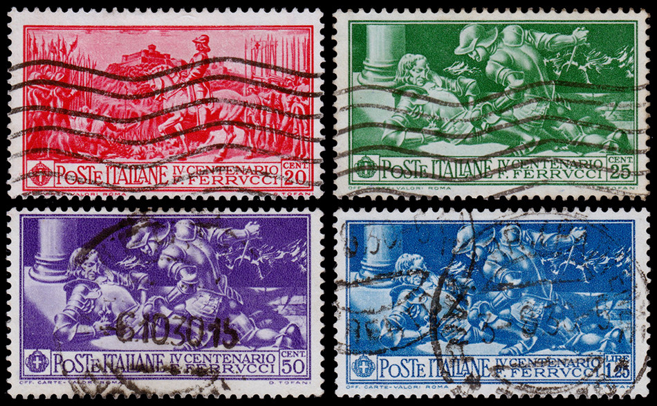 Italy Scott 242-245 (1930) Used F-VF B