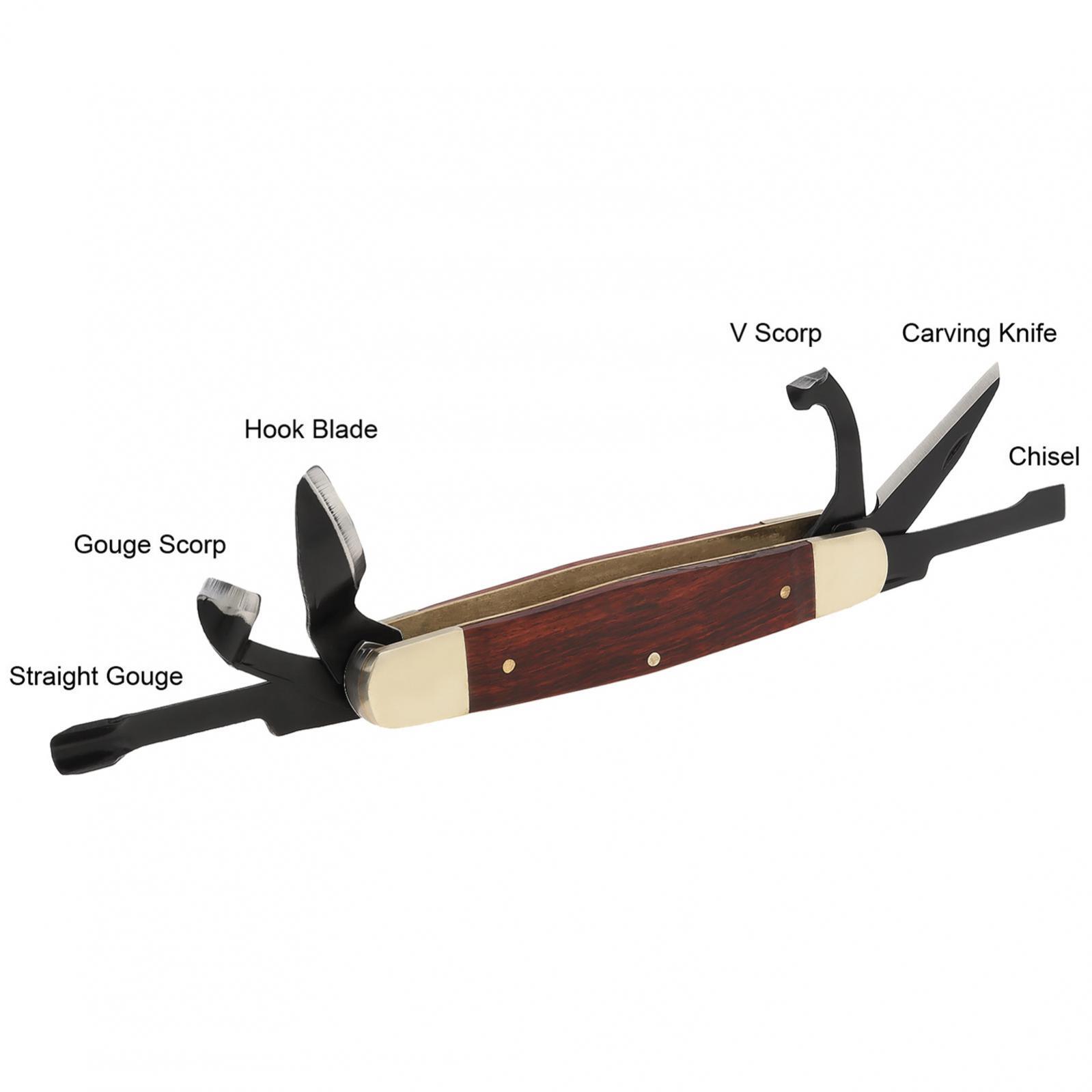 Universal Tool Folding Multi-Tool Portable Carving Tool Right Handed Engraving