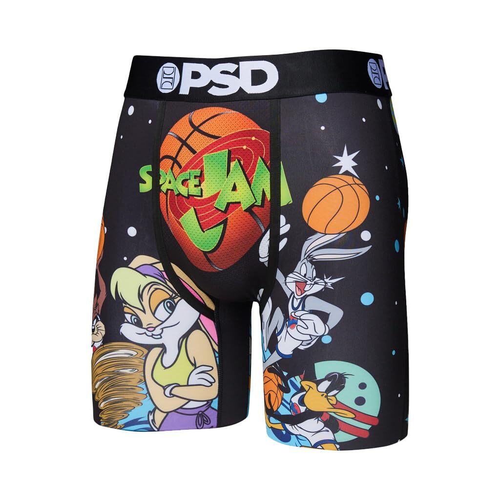 PSD Men's Space Jam 96 3-Pack Boxer Briefs, Multi, M
