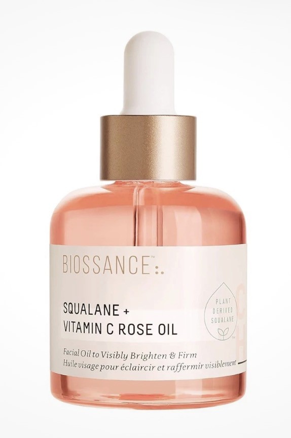 Biossance Squalane and Vitamin C Rose Oil Brightening Facial Serum 30ml 1oz