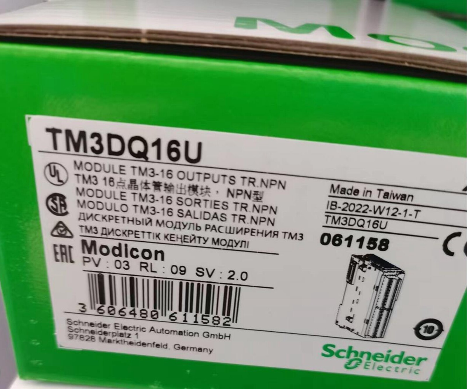 NEW Schneider PLC Controller TM3DQ16U