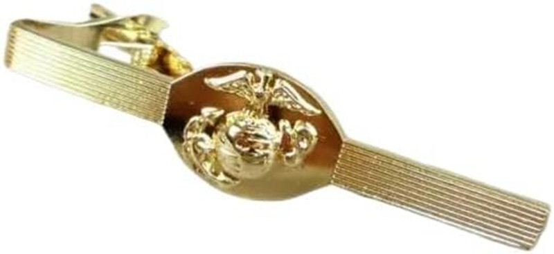 US MARINE CORPS METAL DRESS Insignia Badge Copper/Brass Tie Clip