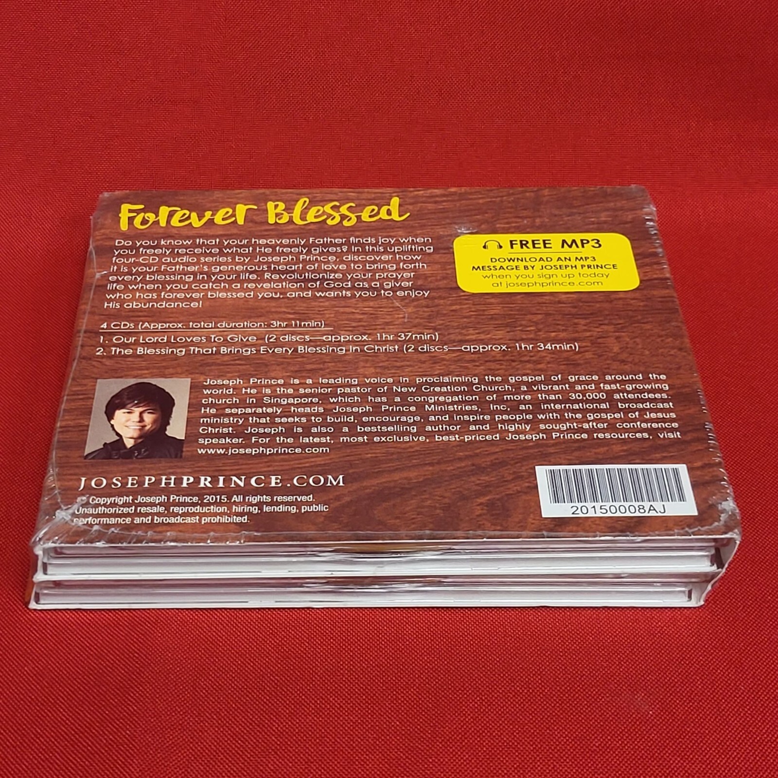 Joseph Prince Forever Blessed 4 Audio CD New Sealed