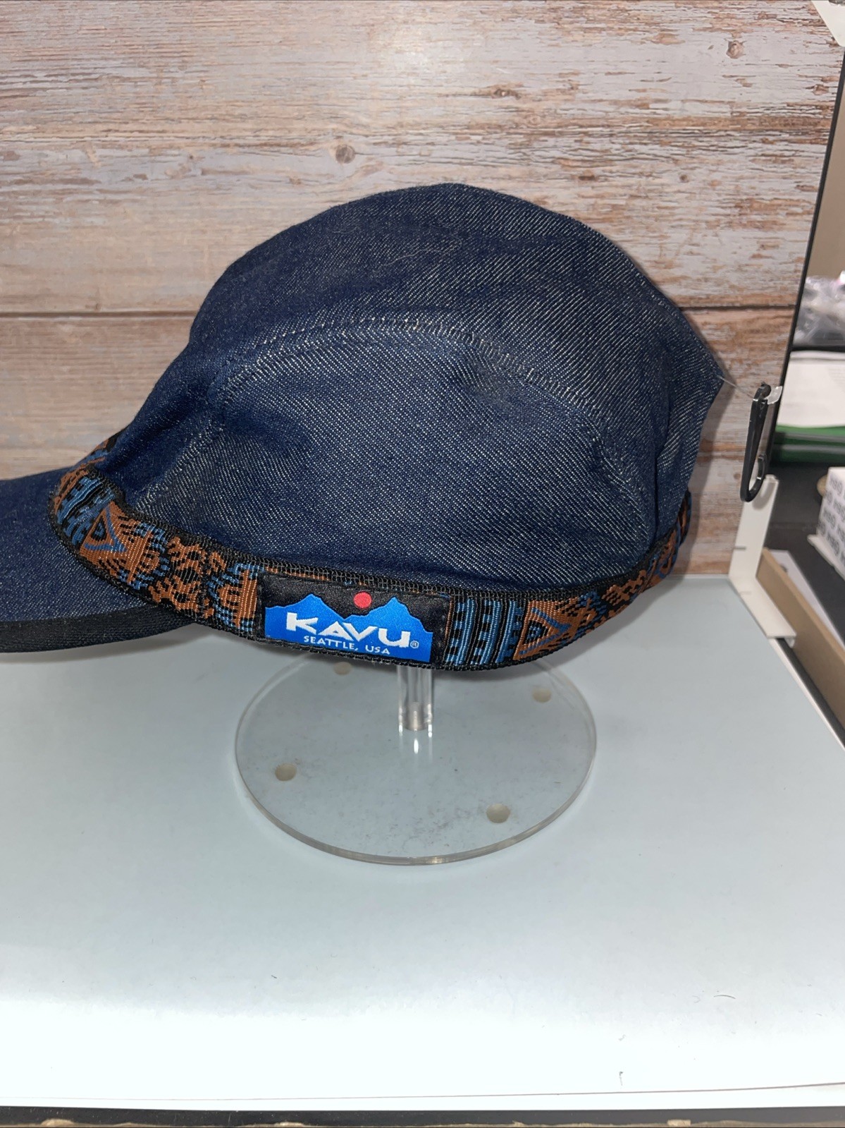 Kavu Denim Strapback Hat Cap Outdoor Style