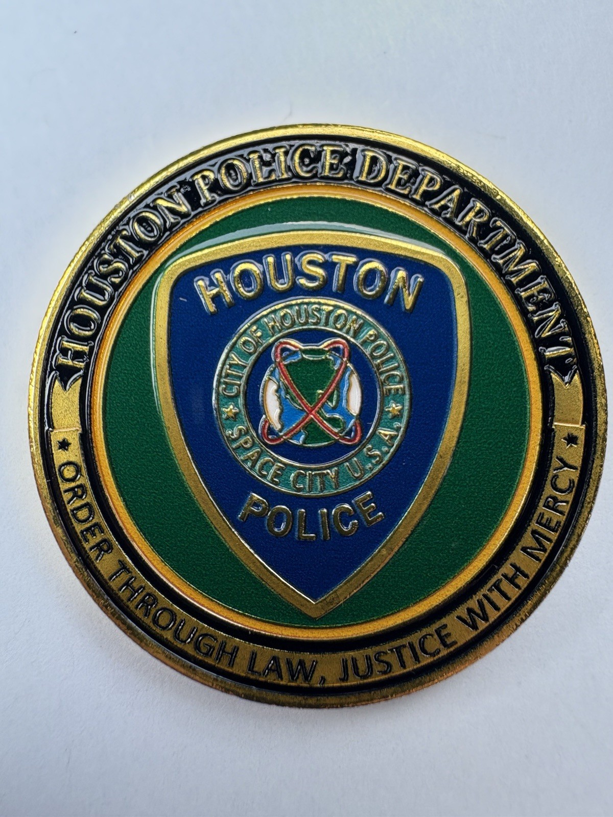 Houston Texas Police Challenge Coin