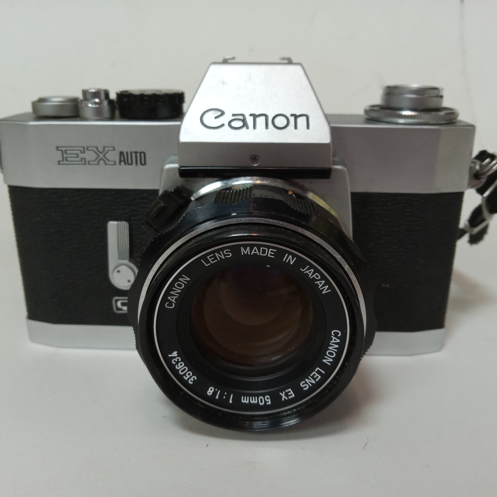 Canon EX AUTO QL SLR 35mm Film Camera EX 50mm F1.8 Lens Japan 261342