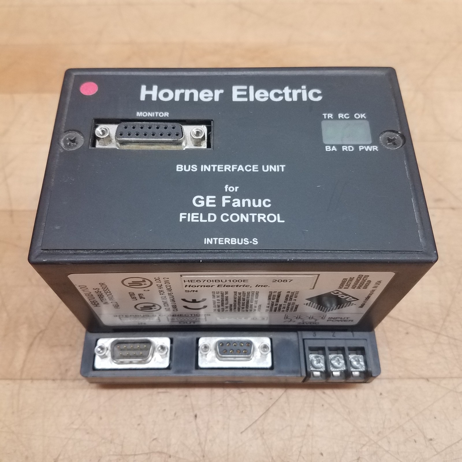 Horner Electric HE670IBU100E Bus Interface Unit, Field Control - USED