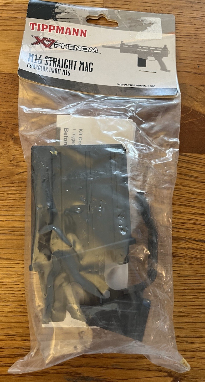 New Tippmann X7 Phenom M16 Straight Mag-Fits Stock X7 Phenom Mag Well