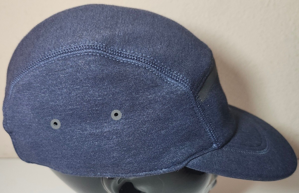 Nike Fly Cap Unstructured 5-Panel Running Hat Navy M/L Reflective Trim