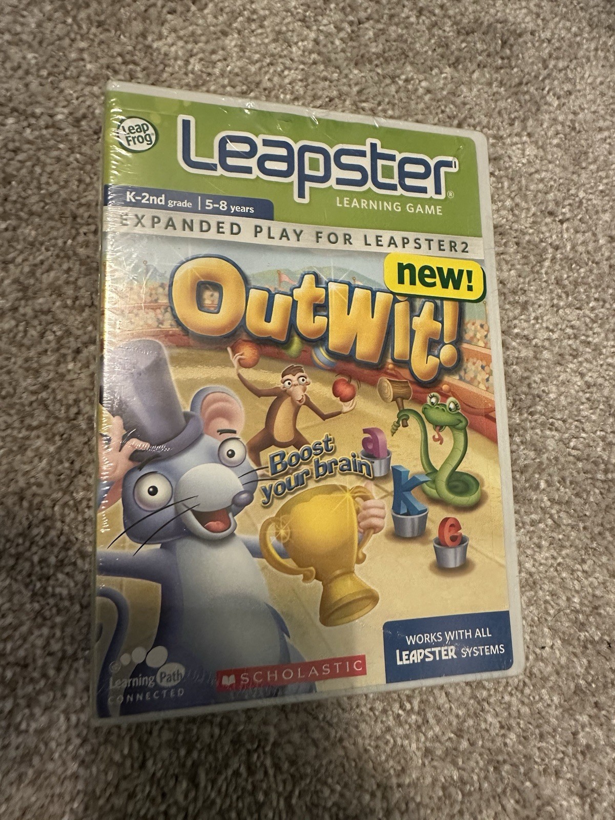 LEAP FROG LEAPSTER LEARNING GAME OUTWIT! NEW SEALED