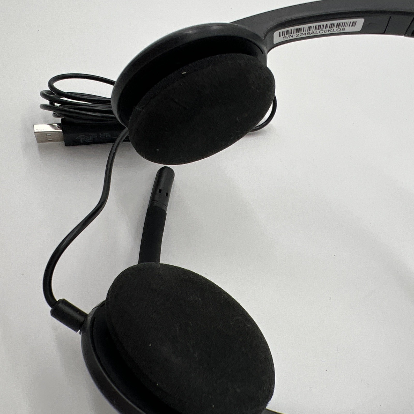 Logitech H340 USB Headset Stereo Computer Windows and Mac Black Fast Free Ship!!