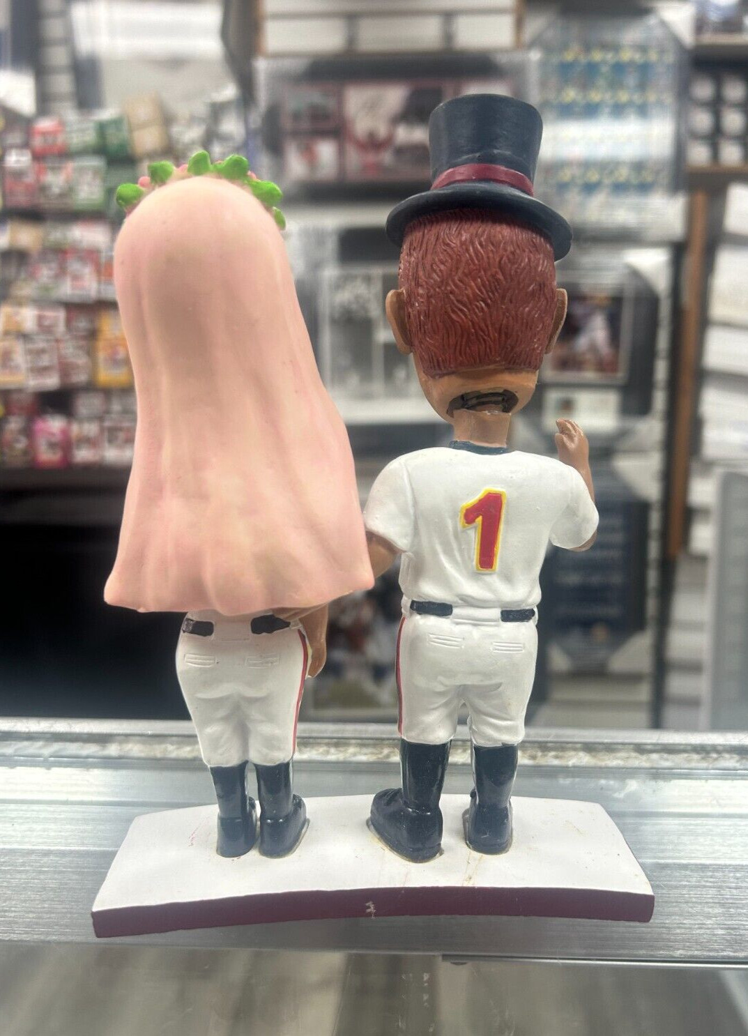 DAVE & CARRIES FIELD OF DREAMS BOBBLEHEAD BROOKLYN CYCLONES WEDDING 2006