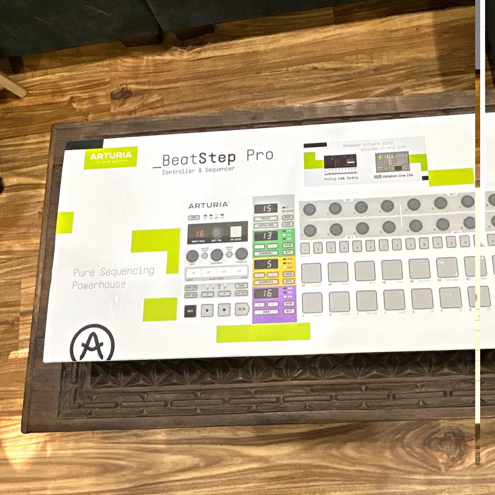 Arturia BeatStep Pro Tabletop Sequencer Controller, White, 16 Pads