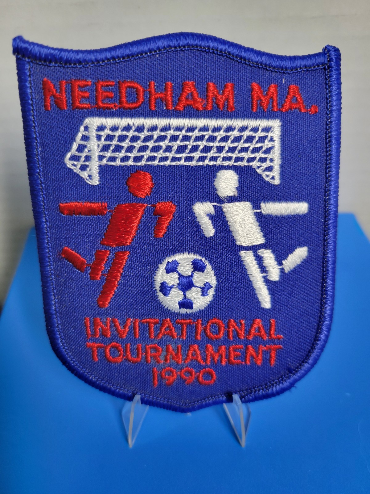 Soccer Needham Massachusetts 1990 Invitational Tournament Patch