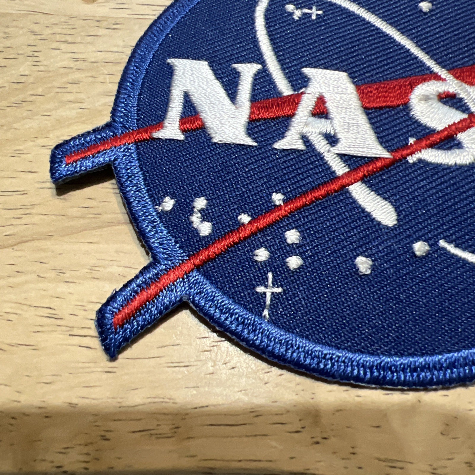 Vintage NASA Vector Logo Insignia Space Program Patch