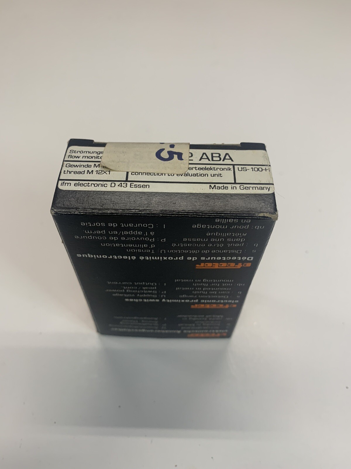 IFM STM 12 ABA Flow Sensor