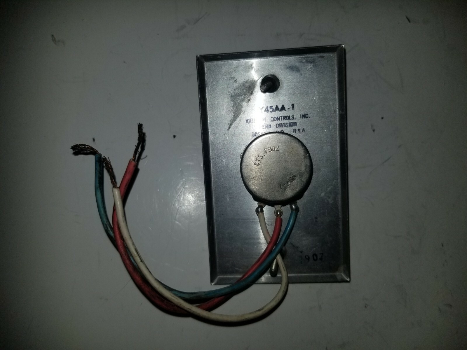 Johnston Controls, Penn Potentiometer, Y45AA-1