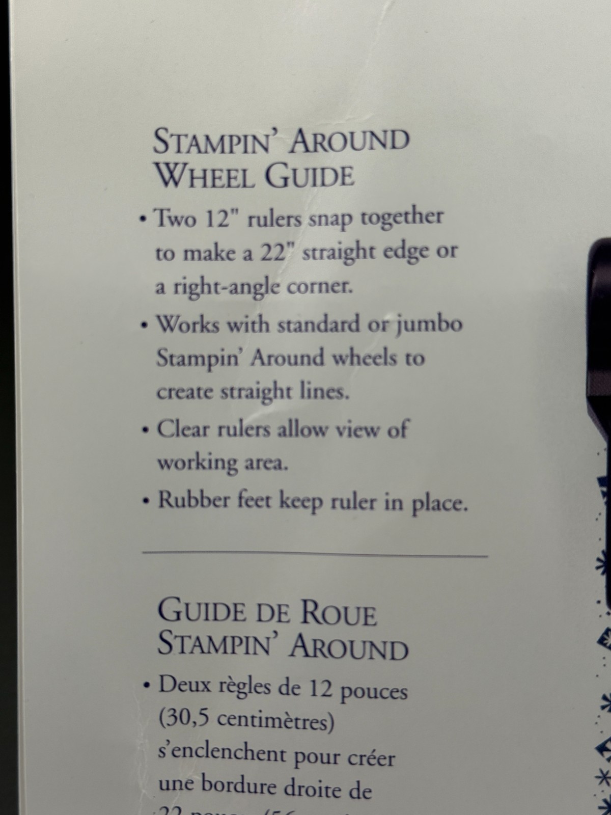 Stampin' Up! Wheel Around Roller Guide Stamp Stamping Paper Craft