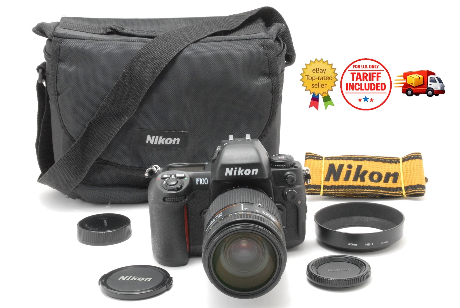 35-135mm Lens/No Sticky[TOP MINT w/MF-29] Nikon F100 35mm Film Camera Body Japan