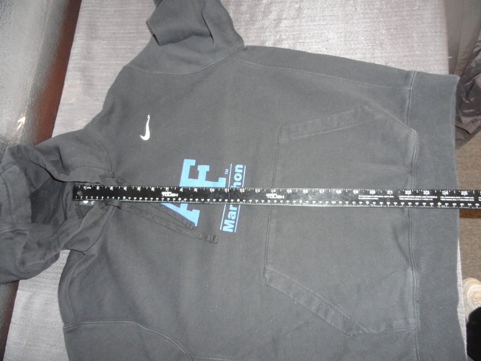 NIKE USAF USAFA AIR FORCE MARATHON PULLOVER ATHLETIC HOODIE SWEATER MEDIUM
