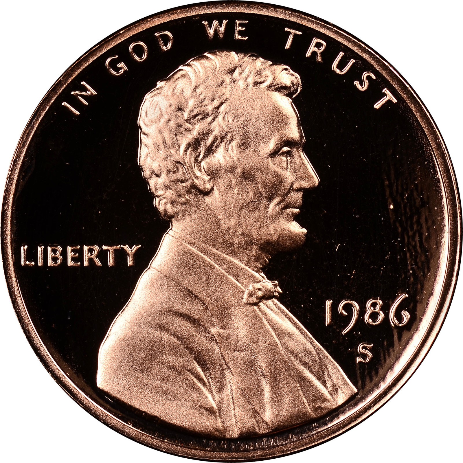 1986-S Proof Lincoln Memorial Cent 1C