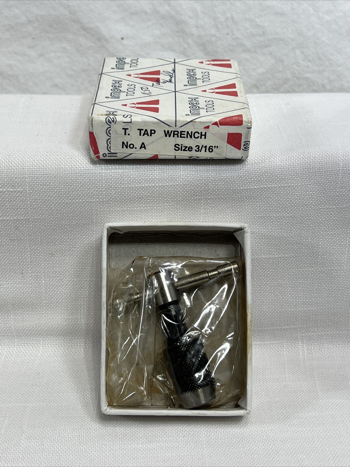 Impel T-Handle Tap Wrench № A  Size 3/16 New