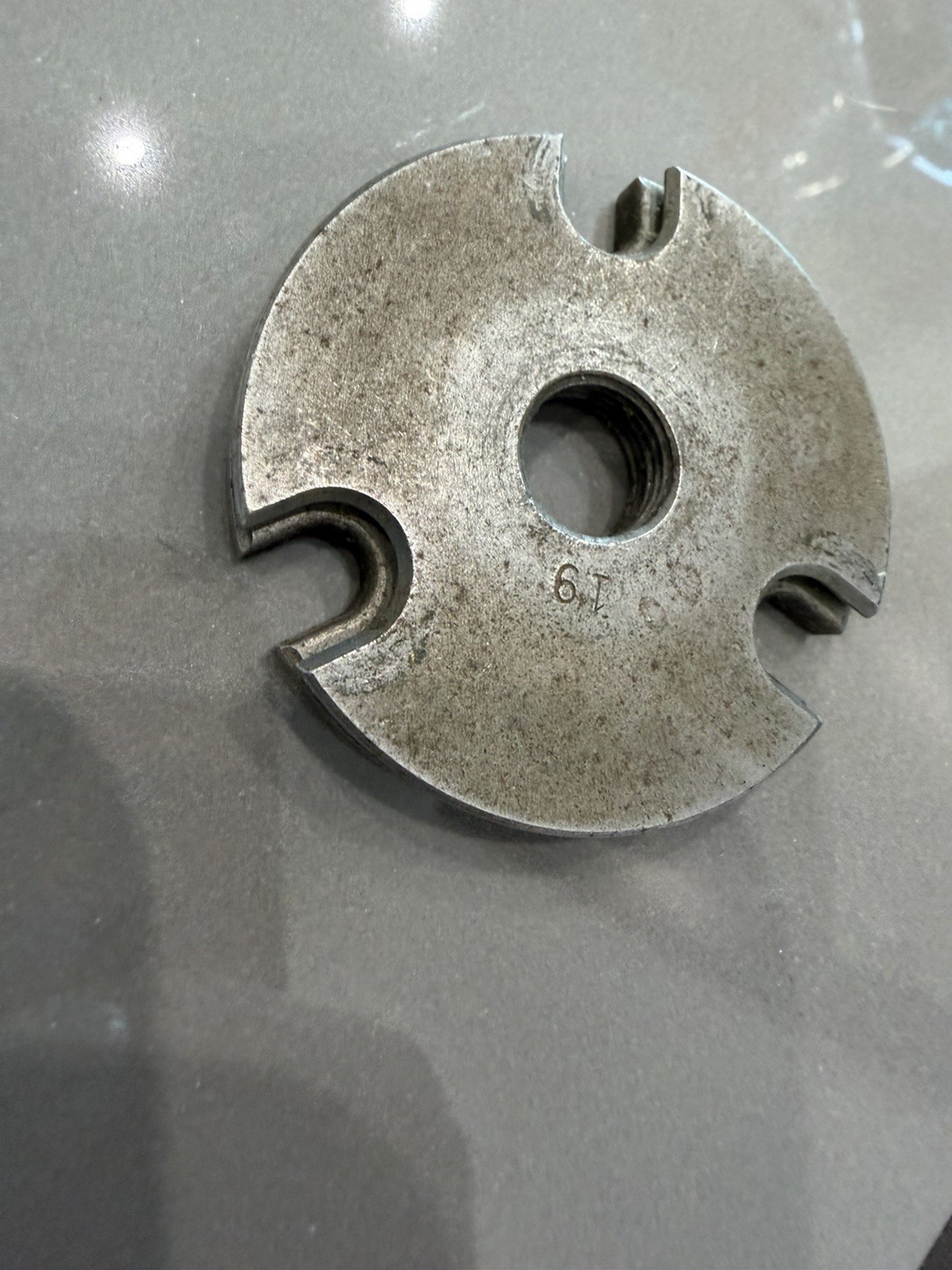 90665 Lee Pro 1000 Progressive Press Shell Plate #6 Used