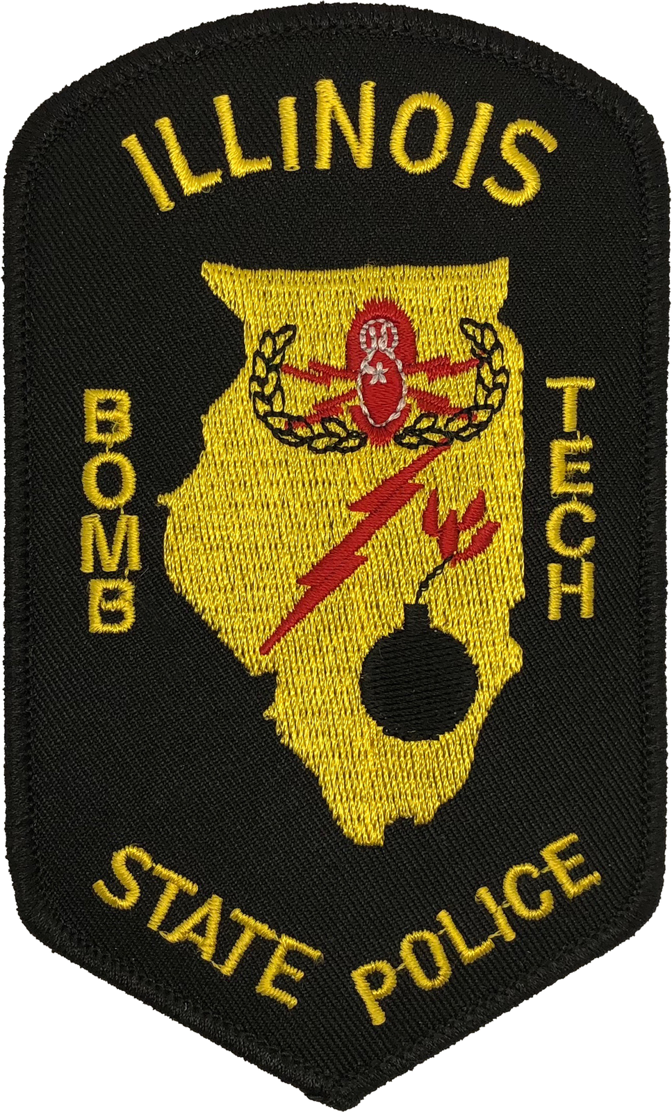 ILLINOIS STATE POLICE SHOULDER PATCH: Bomb Tech