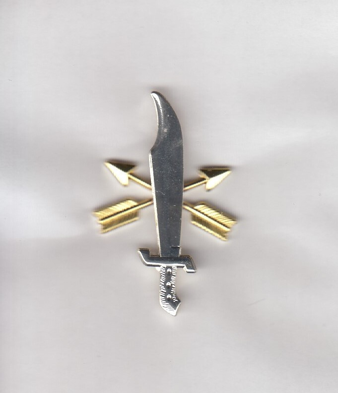 7th Special Forces Group Airborne El Salvador Advisor beret badge crest DUI c/b