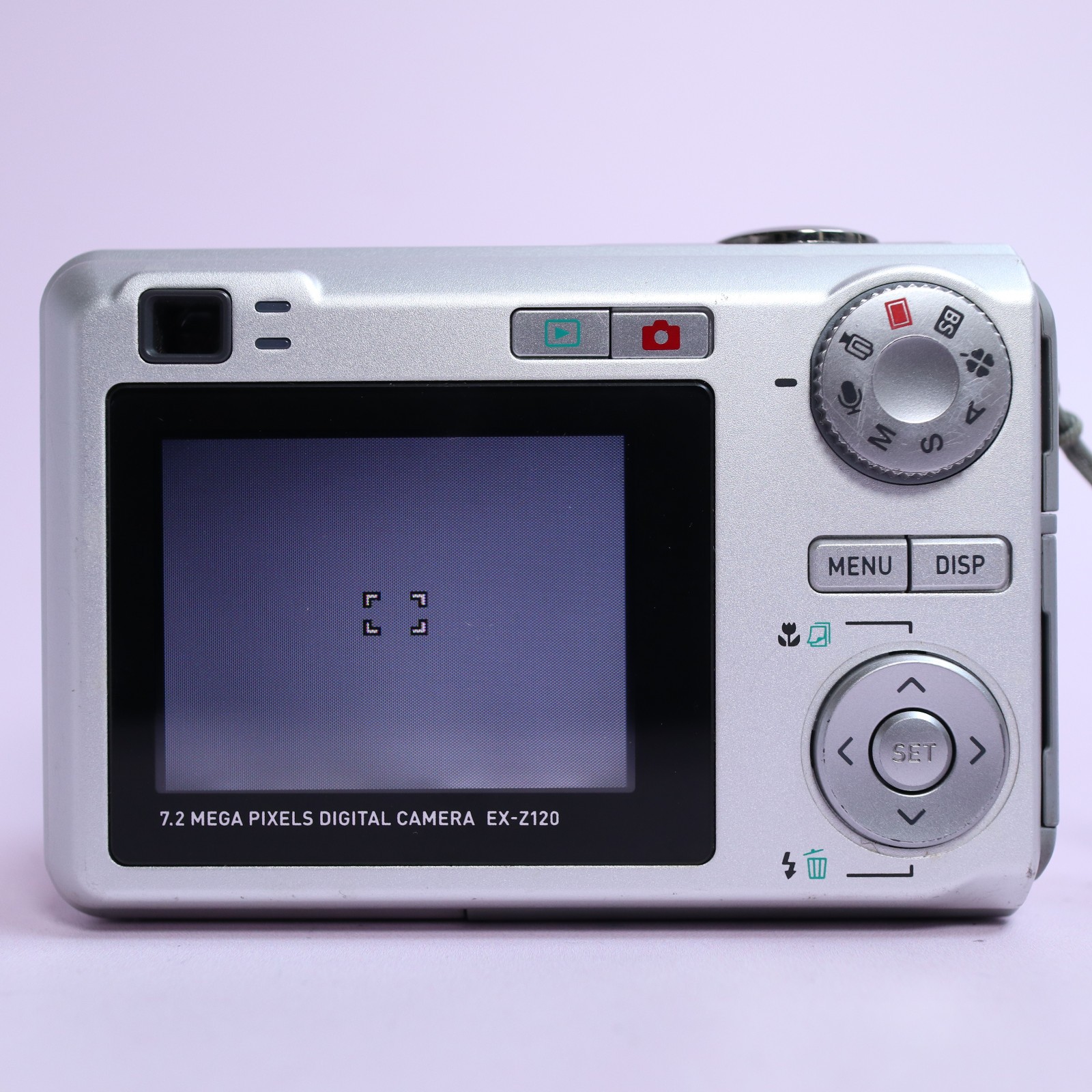 Casio Digital Camera Exilim EX-Z120 7.2MP Silver Tested