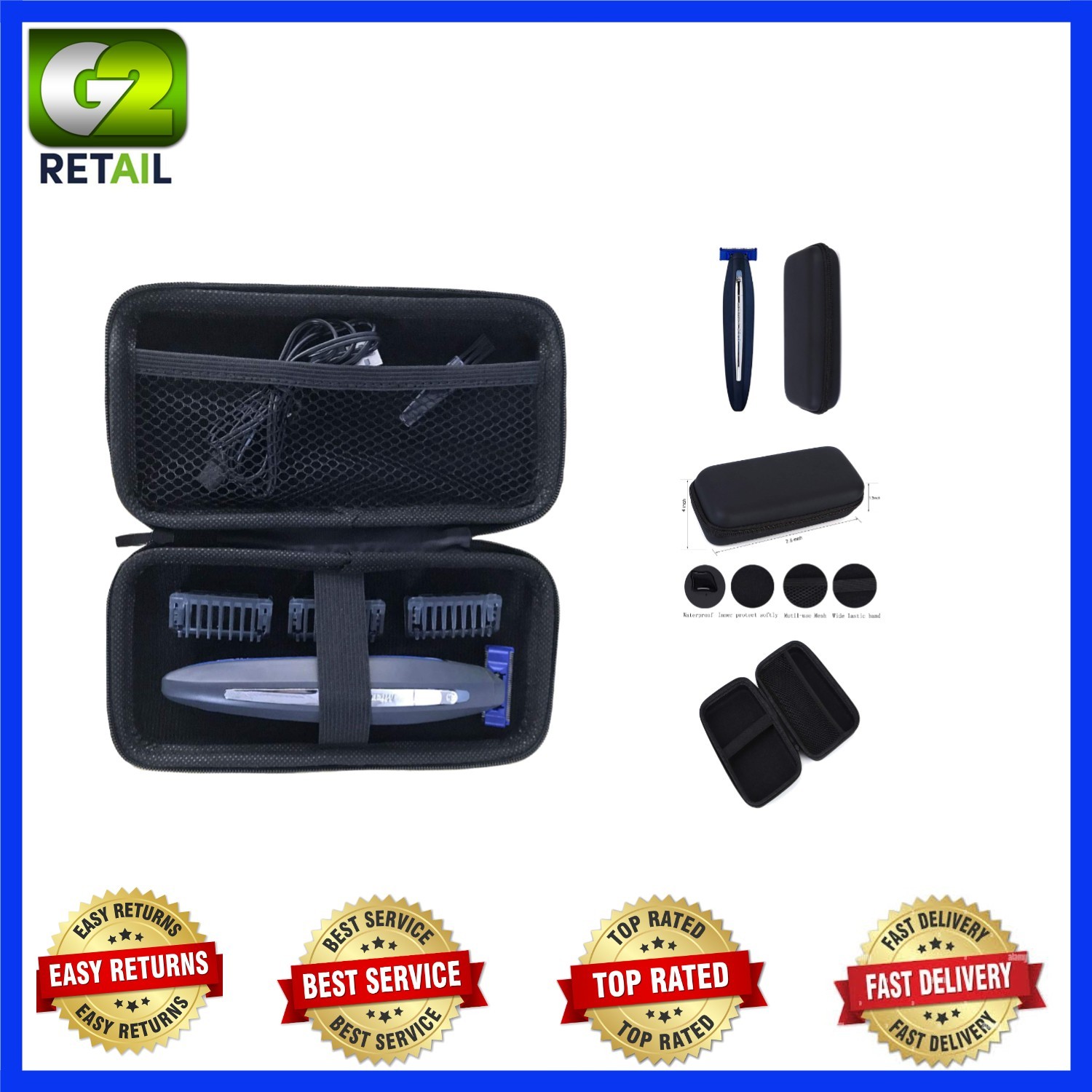 Compact EVA Hard Case for Solo Trimmer & Accessories - Perfect Travel Solution