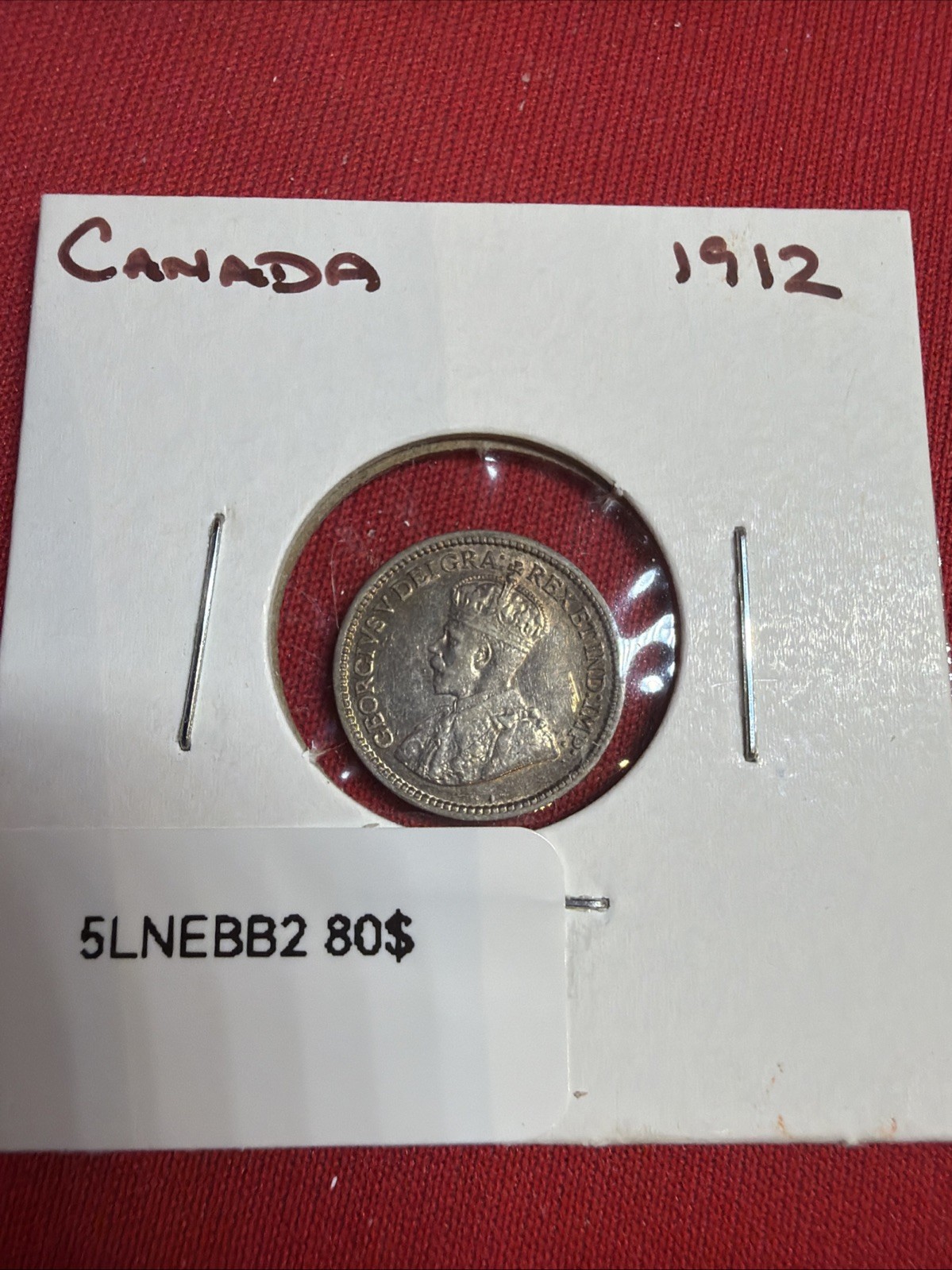 1912 canada 5 cents