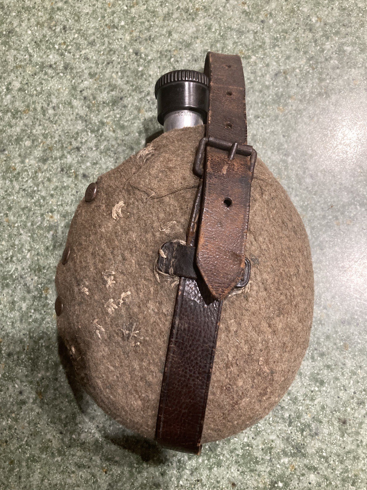WWII German Wehrmacht M31 canteen for Medic Canteen for Mountain Troops Medical