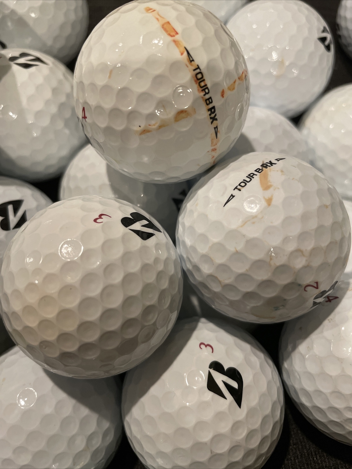 48 Bridgestone Tour B RX Used Golf Balls AAA