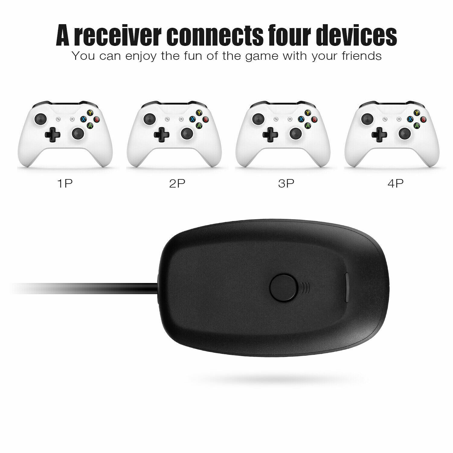 PC Wireless Gaming Receiver USB Adapter For Microsoft Xbox 360 Controller