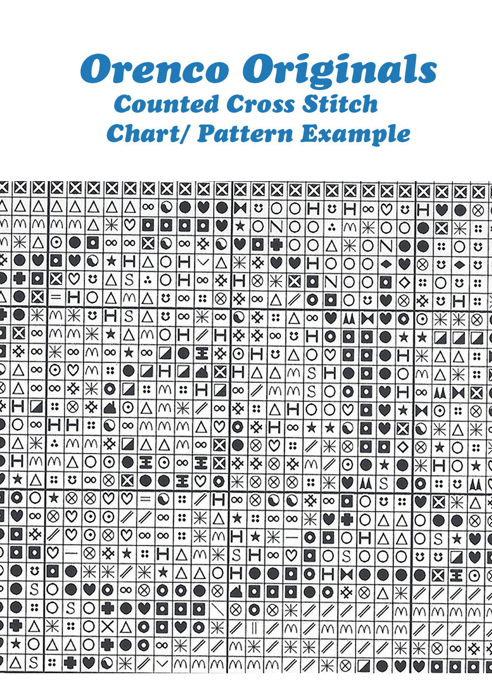 William Morris Pimpernel from Textile Counted Cross Stitch Chart Graph Pattern