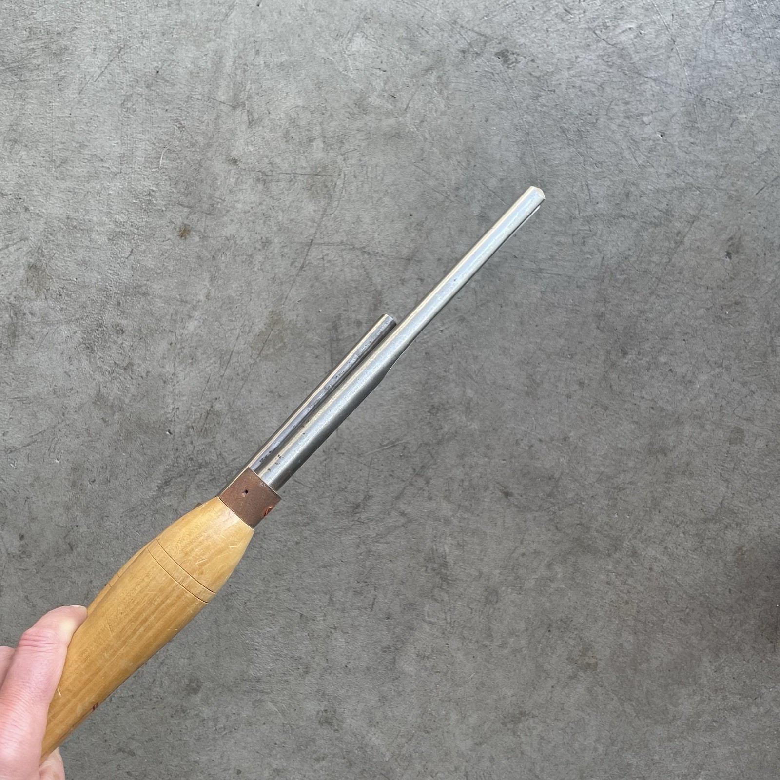 Lot Set of 2 Robert Sorby Lathe Gouges 842 LH (3/8") & 840LH (7/16")