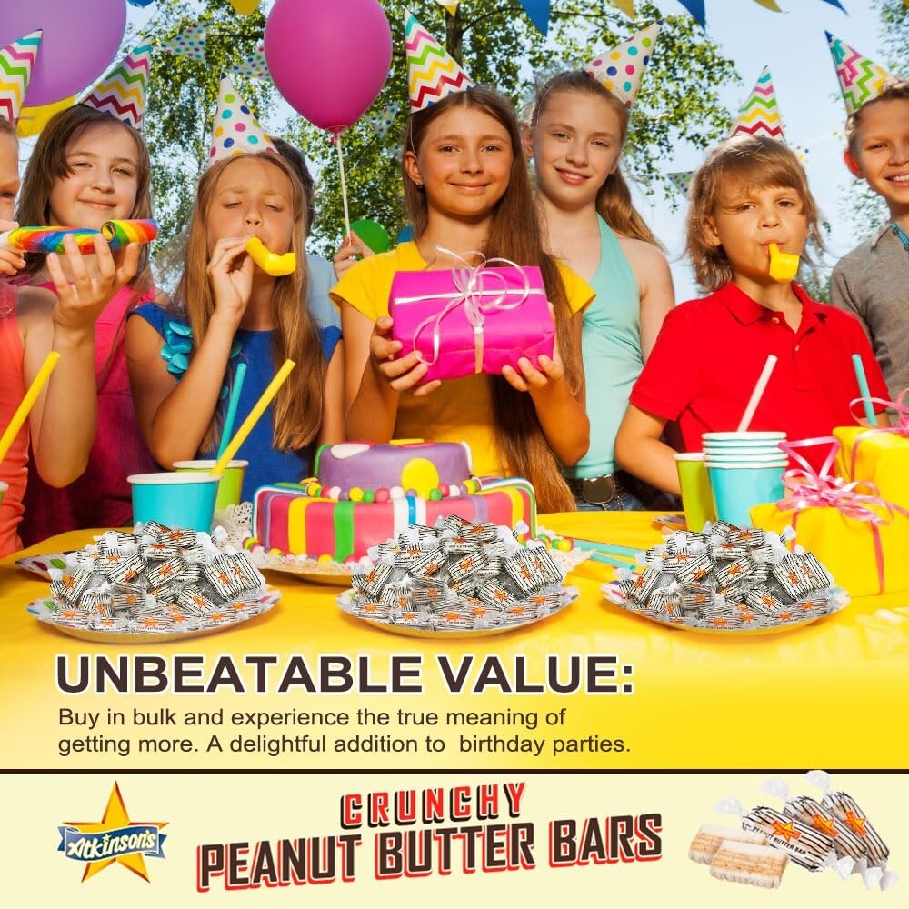 ATKINSON'S Peanut Butter Bars Old Fashioned Bulk Delicious Candy (2 Pounds) Sale