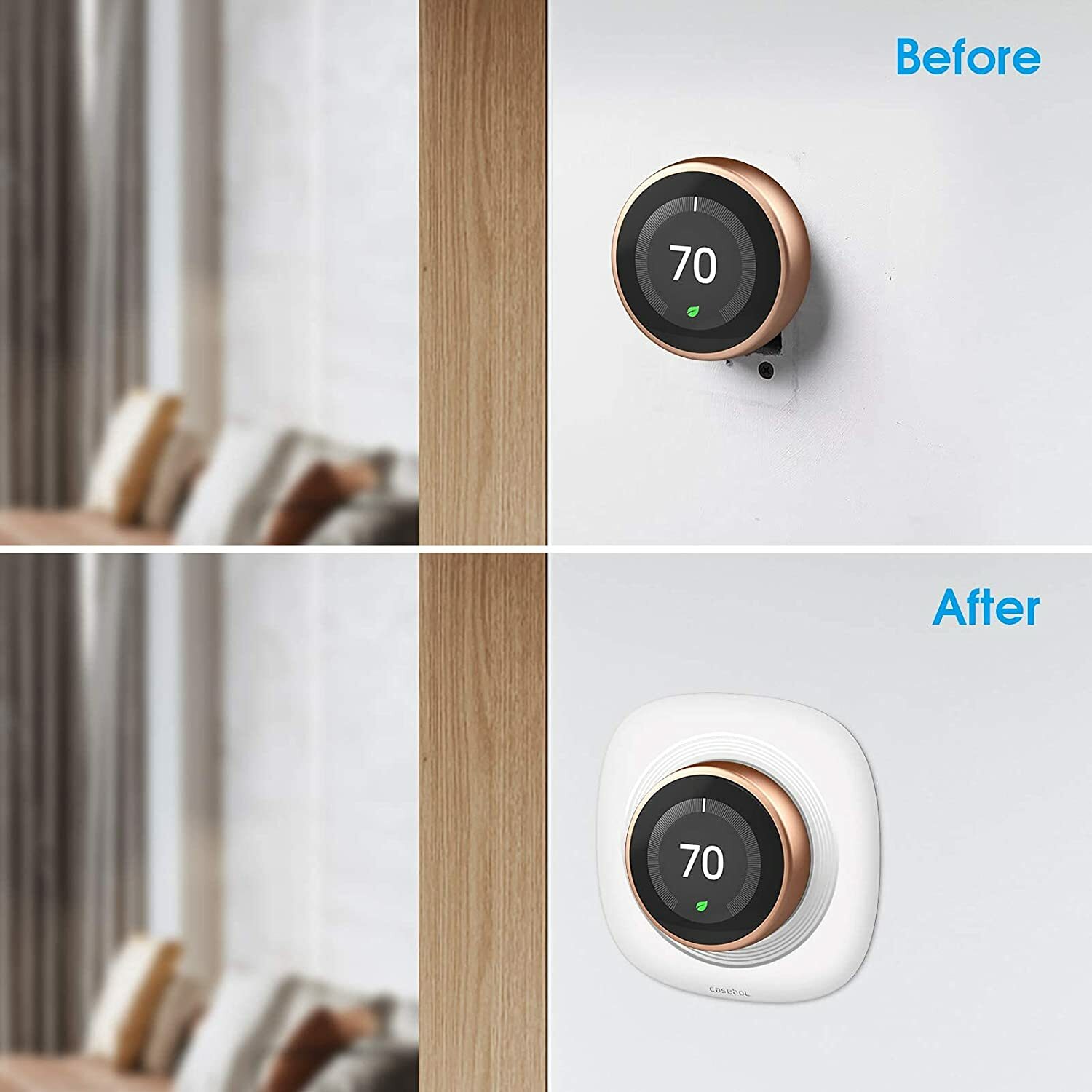 For Google Nest Learning Thermostat 3rd 2nd 1st Generation Wall Plate Cover