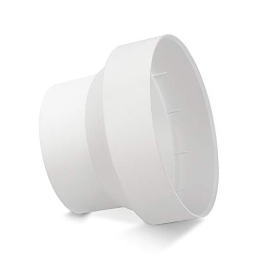 Duct Reducer Air Duct Adapter HAVC Pipe Connector for Inline 6 to 4 inch