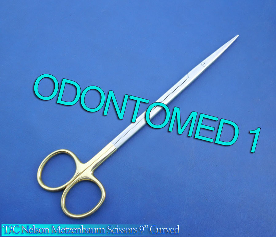 T/C METZENBAUM Nelson Scissors 8" Curved Veterinary Instrument