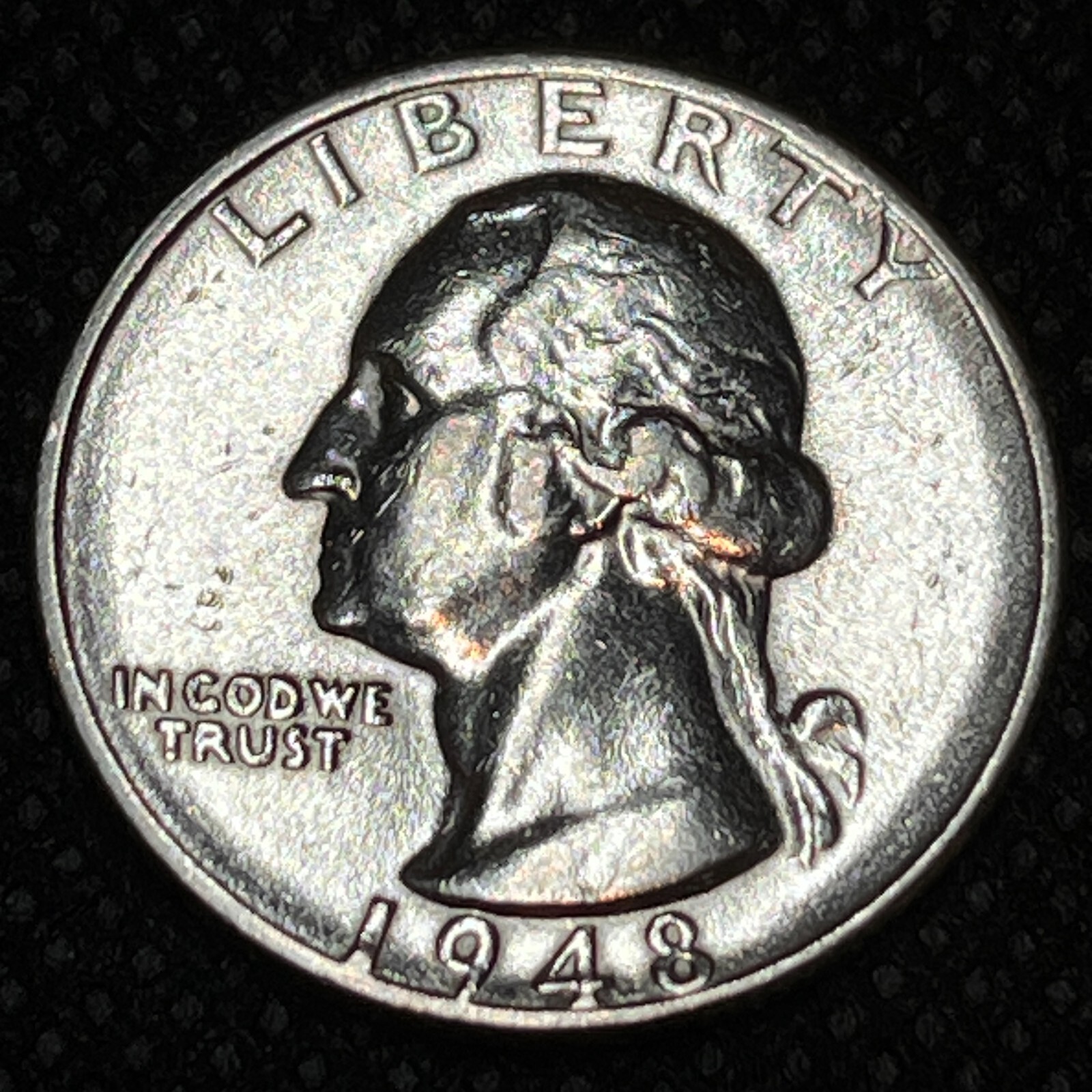 1948 S WASHNGTON QUARTER SILVER #798