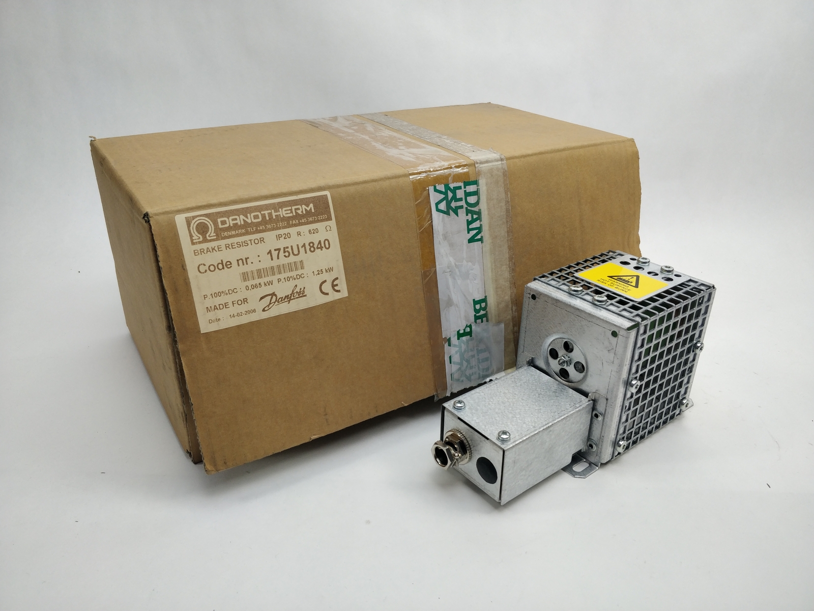 Danfoss 175U1840 Brake Resistor 0.065kW