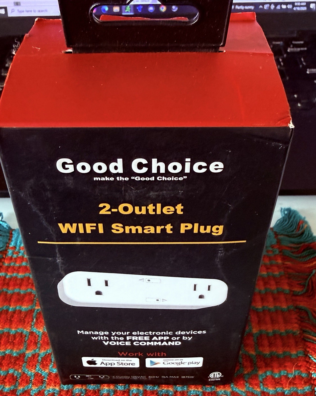 Good Choice Smart Plug 3 Prong 2 Outlet New Never Used Open Box