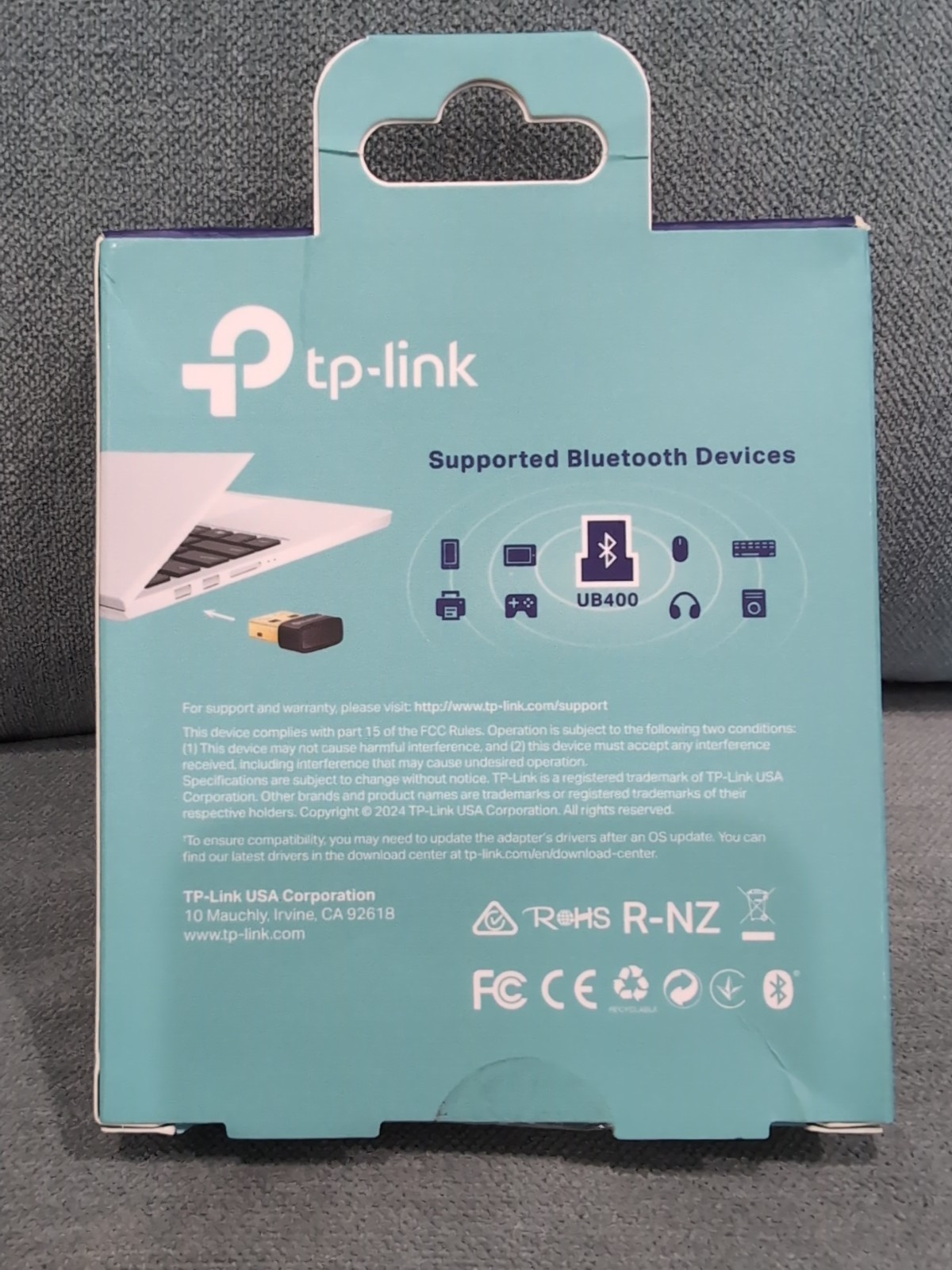TP-LINK Bluetooth 4.0 Nano USB Adapter UB400 NEW IN SEALED BOX