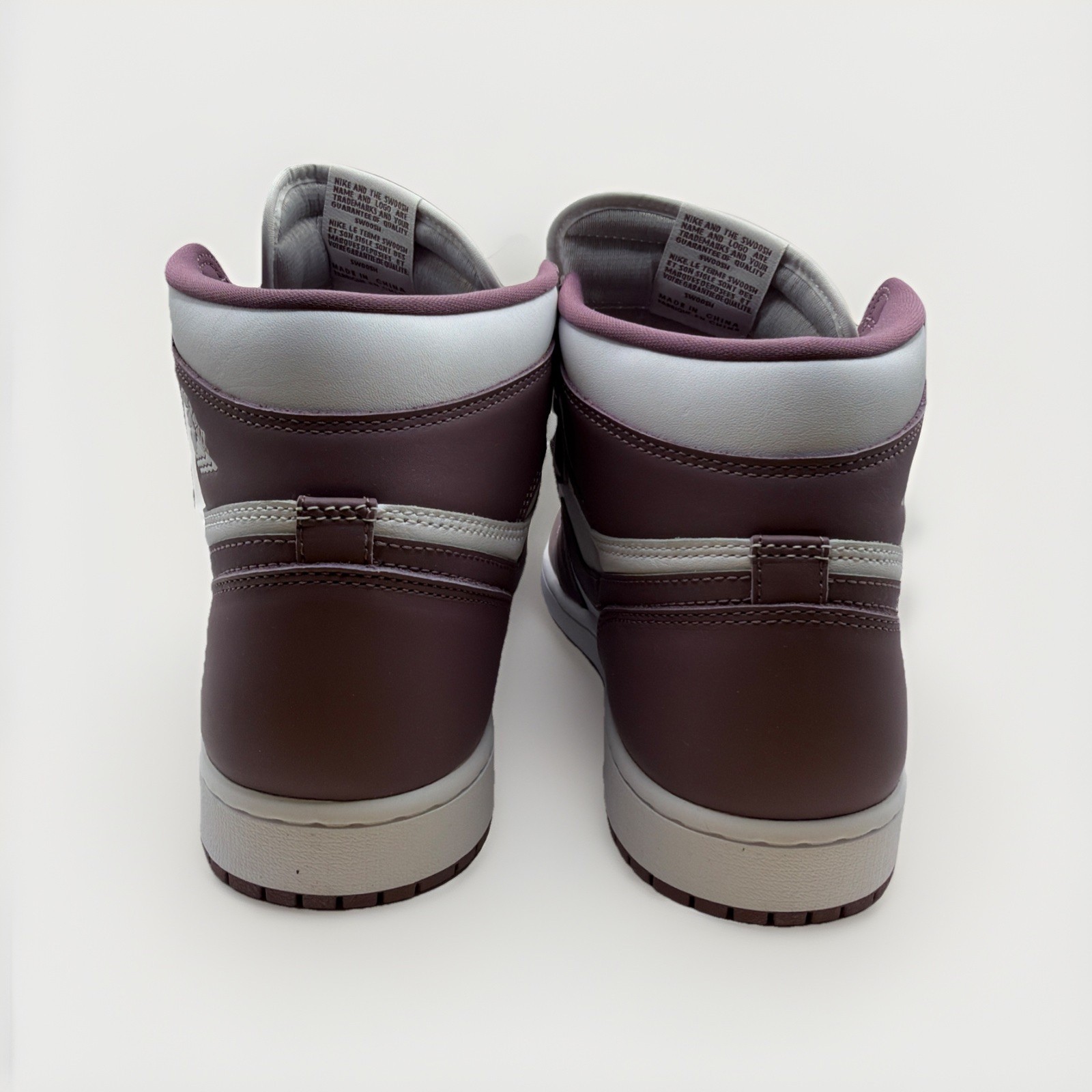 Nike Air Jordan 1 Retro High OG Shoes White Mauve DZ5485-105 Men's Size 10
