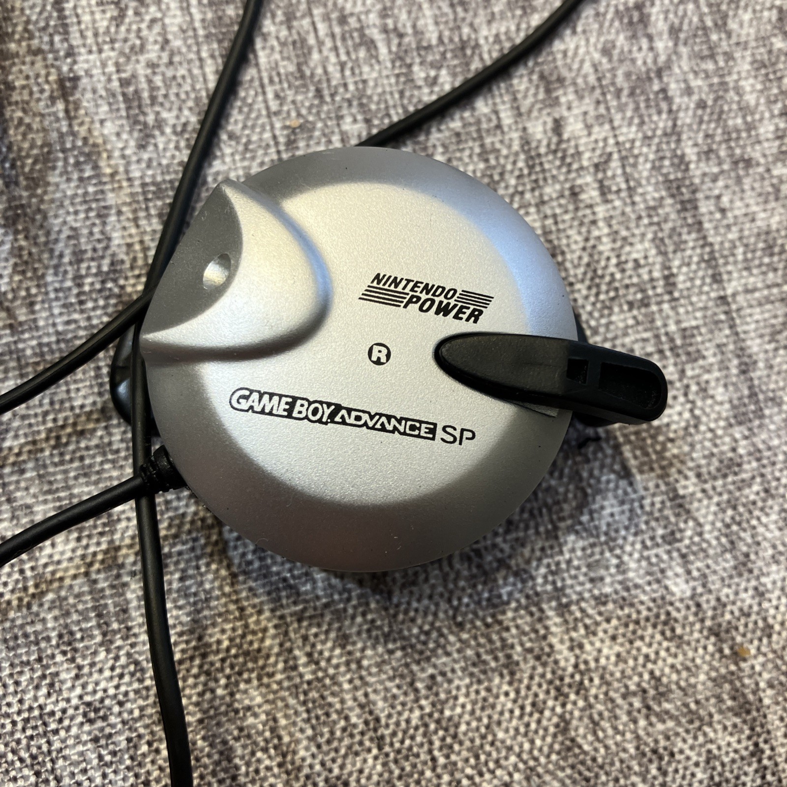 OEM Nintendo Gameboy Advance SP headphones Silver